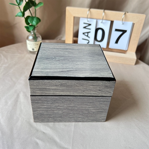 木质包装盒高档正方形烤漆手表收纳盒腕表盒子单个礼物收藏盒简约