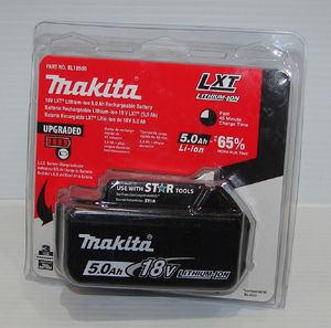 全新原装牧田Makita18V锂电池5.0/6.0AH BL1830/1840/1850B/1860B