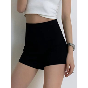 黑色性感高腰设计感西装短裤女夏2024韩版小个子显瘦高级感热裤