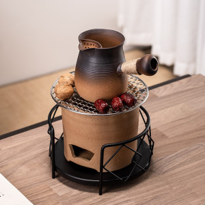 罐罐茶煮茶器套装围炉煮茶家用碳火炉煮茶壶户外煮茶炉子功夫茶具