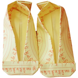 民间传统习俗清明冬至中元节年关平常用祭祀祭祖用品100个纸鞋子