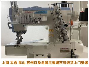 天津飞马牌pegasus/W662PCH-01三针五线工业小方头绷缝机冚车