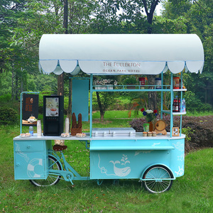 街景移动冰淇淋车商场展会婚礼装饰户外贩卖展示车酒吧酒水售卖车