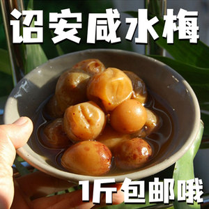 农家腌制咸水梅青梅盐水梅酸梅调料潮州梅汁盐渍青梅500g2人付款28
