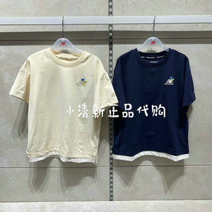 Newbalance NB新纽百伦男女童装正品2024夏季可爱T恤ND7EE22023