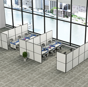 办公室固定屏风隔断带门锁牙科诊所半高活动隔断车间仓库屏风隔墙