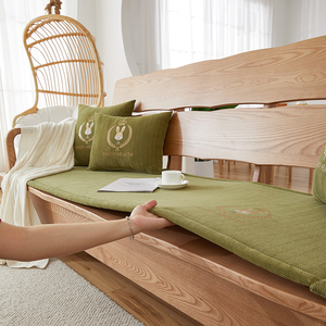 凉椅木沙发垫2024年新款四季通用海绵实木坐垫老式简约红木头垫子
