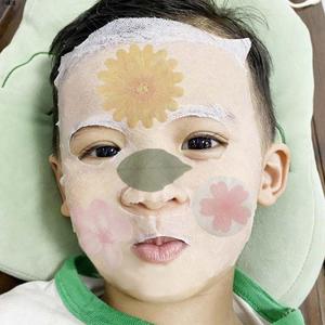 片装湿敷可爱小孩保湿时光一次性贴补水儿童面膜纸超薄无纺布脸部