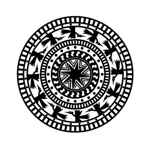 广西壮族少数民族铜鼓矢量设计素材矢量格式海报背景素材单只图案