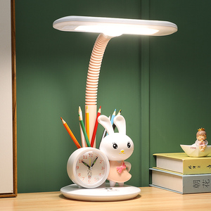 儿童护眼台灯带闹钟