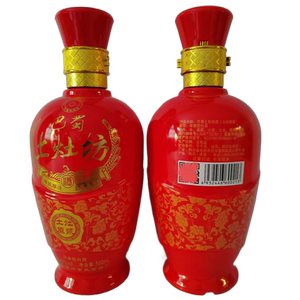 柔和48度川酒巴蜀土灶坊原浆酿白酒高度固态发酵五粮浓香型红光瓶