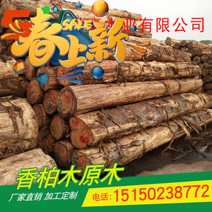 进口 香柏木 桧木原木 南美木材 木料 板材 扁柏 厂家直销