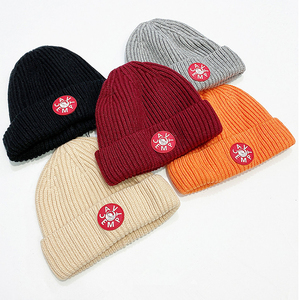 cavempt 红标秋冬欧美潮牌保暖冷帽男大头围百搭针织毛线帽子女潮