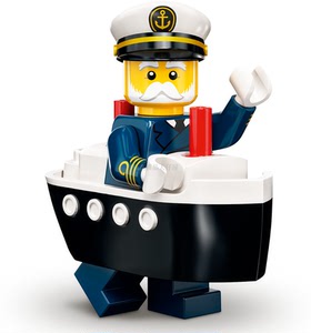 lego 乐高 71034 抽抽乐人仔 23季 游艇船长 原封 ferri captain