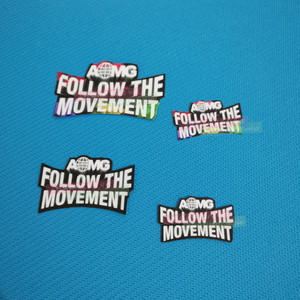 follow the movement周边 相关diy自制收藏装饰皮纹防水贴纸aomg