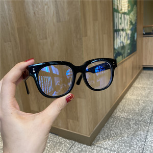 gentle gm黑框眼镜框女大脸显瘦素颜大粗框近视防蓝光眼镜女