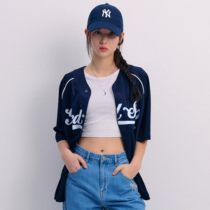 MLB 韩国正品代购 SS24 男女同款 运动休闲短袖棒球服T恤衫外套