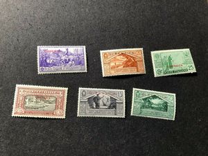意大利 意属昔兰尼加 早期邮票6全有贴