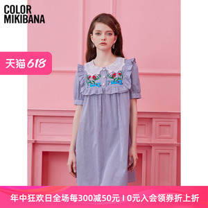 MIKIBANA米可芭娜2023年夏季新款甜酷小众设计连衣裙Y32OD9238