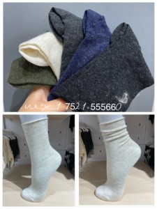 CalZedonia女士羊绒软金丝堆堆袜 冬季新品超软保暖薄山羊绒短袜