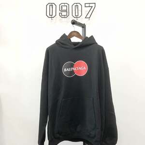 【0907】balenciaga/巴黎世家 20fw 万事达字母logo oversize帽衫