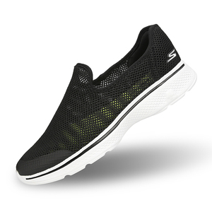 夏季斯凯奇男鞋镂空懒人轻便减震健步一脚蹬网面透气老人鞋54158