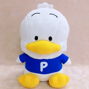 日本原单正品sanrio三丽鸥 景品 ap鸭 贝壳鸭 超大号毛绒玩偶抱枕