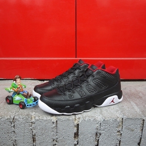 air jordan 9 retro low black aj9黑红乔9低帮 833447-001