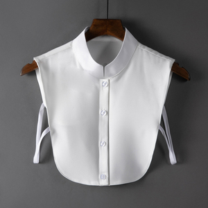 假领衬衫女雪纺立领