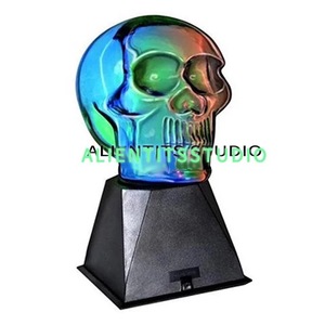 [AlienTits] skull骷髅头彩色离子灯静电球魔球 电灯夜灯创意礼物