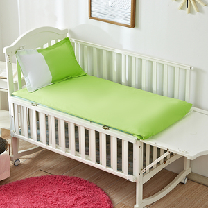 纯色果绿幼儿园垫被套全棉儿童午睡床垫宝宝小被子蓝色棉花被褥子