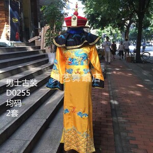 出租古装男士古代衣清朝康熙乾隆雍正皇帝皇上衣服龙袍表演出服装