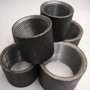 包邮无缝碳钢焊接内丝接头焊接管古加厚直通铁直接管箍dn15-100
