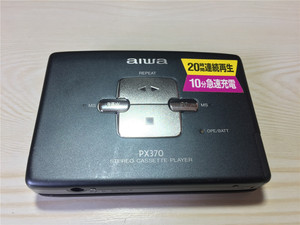 二手aiwa/爱华 px370 经典磁带随身听 换了皮带 单机出售