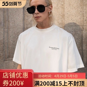 fear of god fog zegna杰尼亚联名短袖宽松简约logo标语男女t恤潮