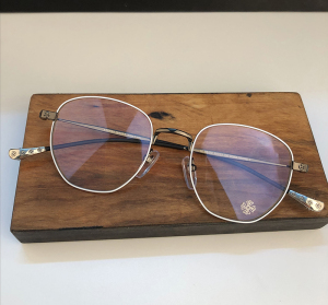 克罗心2020新品大框不规则五边形近视眼镜框学生防蓝光平光潮