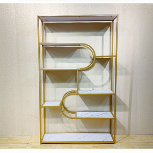 服装店鞋店金属展示架创意多层货架商场物品摆放架鞋架包包置物架