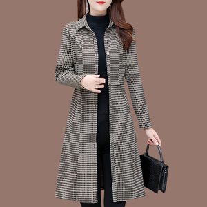 正品哥弟新款风衣女中长款2021年春秋季气质时尚高端大气大衣外套