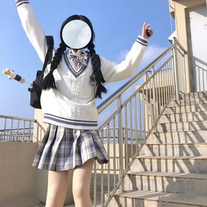 咩咩一刀jk制服夏款学生装兔缝缝jk套装裙子夏季女童高腰短裙显白