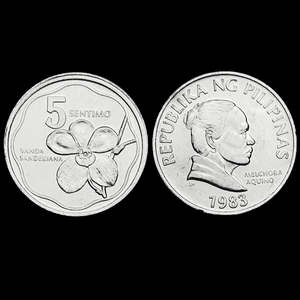 【亚洲】菲律宾5分硬币 年份随机 外国钱币 km#239