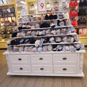 袜子展示柜袜子柜内衣货架内裤展示柜袜子陈列架文胸货柜烤漆袜子