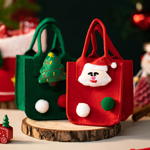 圣诞礼品袋平安夜苹果礼盒小儿童礼物创意糖果平安果包装袋幼儿园