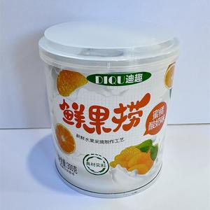 迪趣鲜果捞300g蜜橘黄桃酸奶味新鲜水果捞罐头即食港式甜点西米露