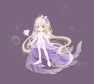 奥比岛绝版魅洋之漩圣灵装[含黄魅洋发和表情] 黄魅洋套装