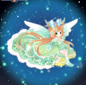 奥比岛绝版麋鹿少女奇迹装[有魔法造型含表情] 超火魔力麋鹿套装