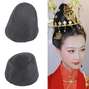 汉服假发包大明贵妇狄髻少女影楼写真古风婚礼明制复原造型发髻