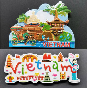 新款创意越南纪旅游纪念品冰箱贴磁石贴