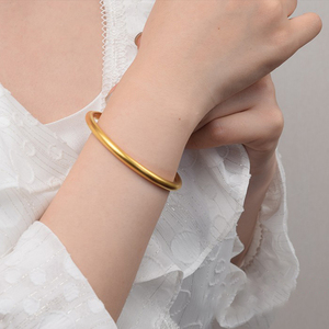 古法黄金手镯网红