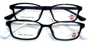 小脸型黑框镜架/配高度显薄镜架/HAOMAN豪曼 65029 时尚稳重镜架