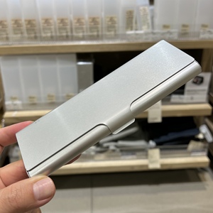 muji无印良品 铝制笔盒 国内代购